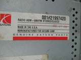 2004 SATURN ION 1 Front Audio Visual Equipment Radio CD Player 001#21997420 Q