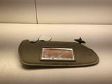 2003 - 2005 SATURN ION Sun Visor w/ Mirror Sunvisor Right Cloth Tan RH OEM Q