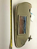 2003 - 2005 SATURN ION Sun Visor w/ Mirror Sunvisor Right Cloth Tan RH OEM Q
