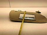 2003 - 2005 SATURN ION Sun Visor w/ Mirror Sunvisor Right Cloth Tan RH OEM Q