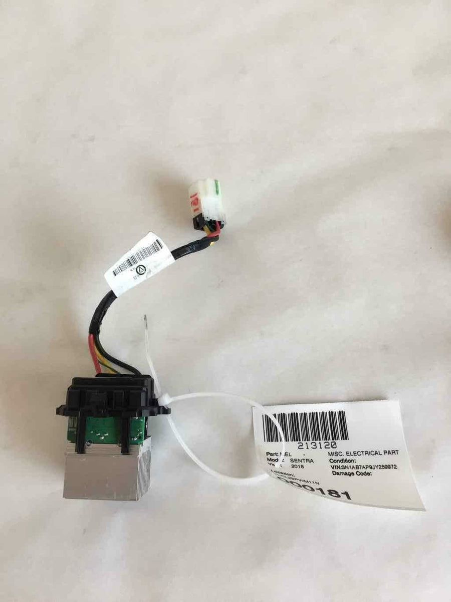 2018 NISSAN SENTRA Heater Core Power Transistor Control