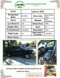 1999 FORD EXPLORER Owner's Manual Service Book Handbook OEM