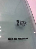 CHEVROLET CHEVY MALIBU 2008 - 2012 Rear Door Glass Window Right Passenger Side