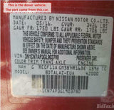 2016 NISSAN VERSA Sedan 1.6 4 Cyl Engine Valve Cover DOHC 16V Fits 2012 - 2019 M