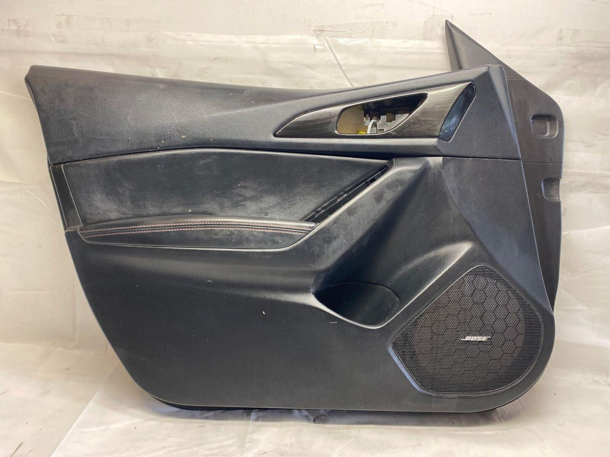 2014 - 2016 MAZDA 3 Hatchback Front Door Trim Panel 4 doors Left