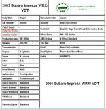 2004 - 2007 SUBARU IMPREZA Caliper Rear Driver Disc Stop Brake Left LH OEM M