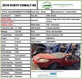 2005 - 2006 CHEVROLET COBALT Air Bag Airbag Steering Wheel Front Left Driver Side LH