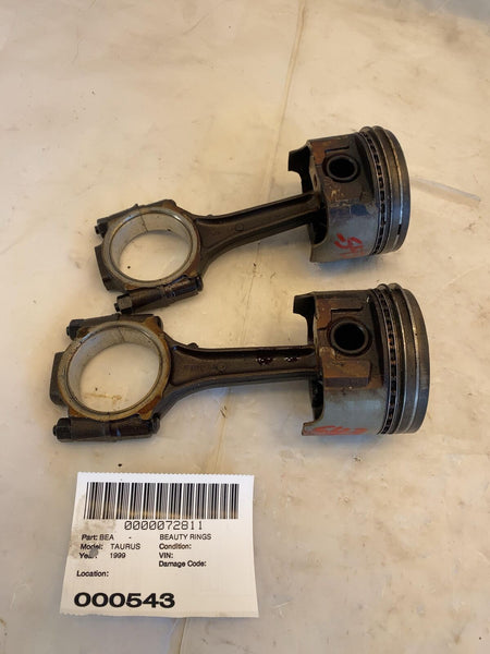 1996 - 2005 FORD TAURUS 3.0L 2 Engine Piston With Connecting Rod Assembly