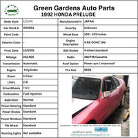 1992 - 1996 HONDA PRELUDE Steering Column Floor Shift Mechanism 2.3L Coupe