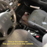 1996 - 2000 HONDA CIVIC CX Front Windshield Wiper Transmission Linkage w/ Motor
