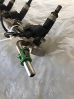 2013 DODGE JOURNEY 2.4L Engine Fuel Gas Injection Rail With 4 Injectors A/T OEM