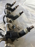 2013 DODGE JOURNEY 2.4L Engine Fuel Gas Injection Rail With 4 Injectors A/T OEM