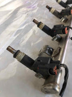 2013 DODGE JOURNEY 2.4L Engine Fuel Gas Injection Rail With 4 Injectors A/T OEM