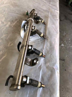 2013 DODGE JOURNEY 2.4L Engine Fuel Gas Injection Rail With 4 Injectors A/T OEM