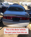 1997 - 2005 BUICK CENTURY Driver Tail Light Left Outer Lamp LH 3.1L Sedan