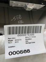 2015 HYUNDAI SONATA Sedan Front Door Trim Panel Grey Right Passenger Side RH OEM