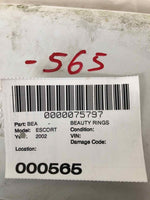 1999 - 2003 FORD ESCORT ZX2 Coupe Rear Back Spoiler Paint Code YZ Oxford White
