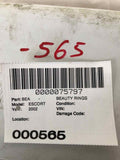 1999 - 2003 FORD ESCORT ZX2 Coupe Rear Back Spoiler Paint Code YZ Oxford White