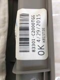 2015 - 2017 Hyundai Sonata Rear Driver Inner Door Panel Left Grey 83301C2000TGG