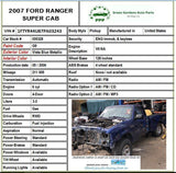 2007 - 2008 FORD RANGER Automatic Transmission A/T 3.0L 211K Miles RWD