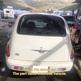 2001 - 2010 PT CRUISER Driver Rear Door Left Glass Privacy Tinted Solar 230