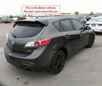2010 - 2013 MAZDA 3 Rear Door 4-doors Paint Code 38R Right Passenger Side RH OEM