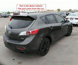 2010 - 2013 MAZDA 3 Rear Door 4-doors Paint Code 38R Right Passenger Side RH OEM