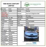 1998 - 1999 BUICK CENTURY Sedan 3.1L 6 Cylinder Automatic Transmission 96K Miles