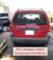 2001 FORD ESCAPE Rear Back Tinted Quarter Glass Window Right Passenger Side RH