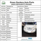 2005 CHRYSLER PT CRUISER Front Door Upper & Lower Hinge Right Passenger Side