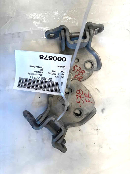 1999 HONDA ACCORD 2.2L 4 Cylinder Front Door Upper and Lower Hinge Right Side RH