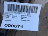 2012 - 2015 MERCEDES C250 Rear Bumper Cover Impact Bar Paint Code 040 Black 1.8L