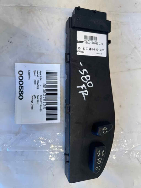 2000 BMW 3 SERIES 328i Front Power Seat Switch Controller Passenger Right RH