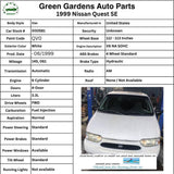 1999 - 2002 NISSAN QUEST 3.3L 6 Cylinder Automatic Transmission Assembly OEM