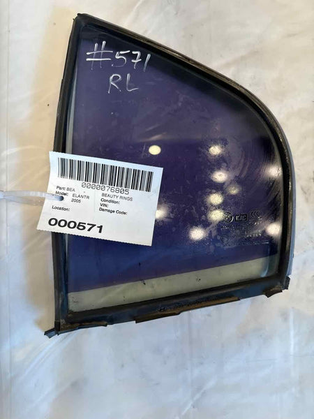 2001 - 2006 HYUNDAI ELANTRA Sedan Rear Left Door Vent Glass Driver Side LH