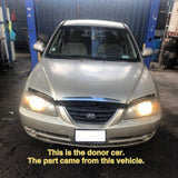 2001 - 2006 HYUNDAI ELANTRA Sedan Rear Left Door Vent Glass Driver Side LH