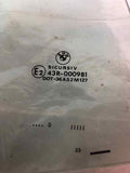1999 2000 BMW 3 SERIES 328i Rear Back Door Glass Window Passenger Right RH