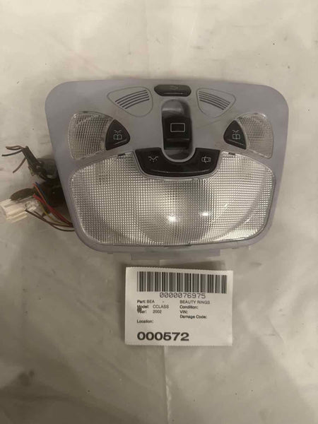 2002 MERCEDES BENZ C230 Overhead Console Upper Roof Interior Dome Map Light Lamp