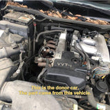 1998 - 2005 LEXUS GS300 A/C Air Conditioner Refrigerant Suction Hose OEM