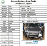 1993 - 2005 LEXUS GS300 Engine Motor Cylinder Block Assembly 6 Cylinder 3.0L RWD