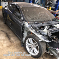 2014 TESLA S Quarter Roof Door Top Upper Molding Chrome Left Driver Side OEM