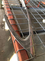 2014 TESLA S Quarter Roof Door Top Upper Molding Chrome Left Driver Side OEM