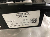 2015 - 2018 AUDI A3 Front Center Shifter Trim w/ Dual Cup Holder Bezel Panel