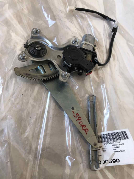 1998 - 2005 LEXUS GS300 Rear Door Window Regulator w/ Motor Passenger Right RH