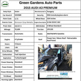 2015 AUDI A3 PREMIUM Sedan Gateway Can Bus Control Unit Module 5Q0907530M OEM