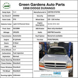 1998 - 2000 DODGE DURANGO SUV 5.2L 8 Cylinder Engine Motor 145K Miles