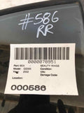 1998 - 2005 LEXUS GS300 Sedan Rear Vent Glass Window w/ Tint Passenger Right RH