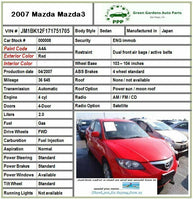 2007 MAZDA 3 Sedan Radiator 2.0L Engine Motor Cooling Fan  LF8B-15-0250D OEM Q