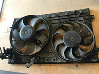 2002 VOLKSWAGEN JETTA EXCEPT GLI Engine Motor Radiator Dual Cooling Fan OEM Q
