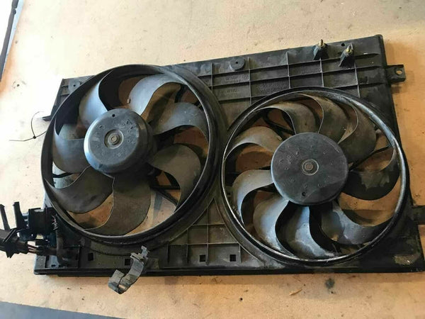 2002 VOLKSWAGEN JETTA EXCEPT GLI Engine Motor Radiator Dual Cooling Fan OEM Q
